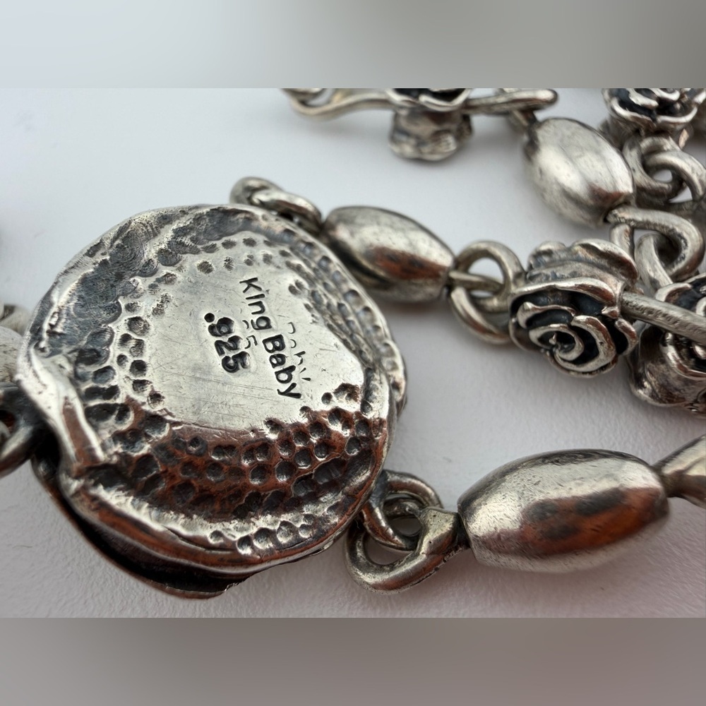 Mitchell Binder King Baby 144g Sterling Rosary - Discontinued Female Form Motif - Picture 7 of 15